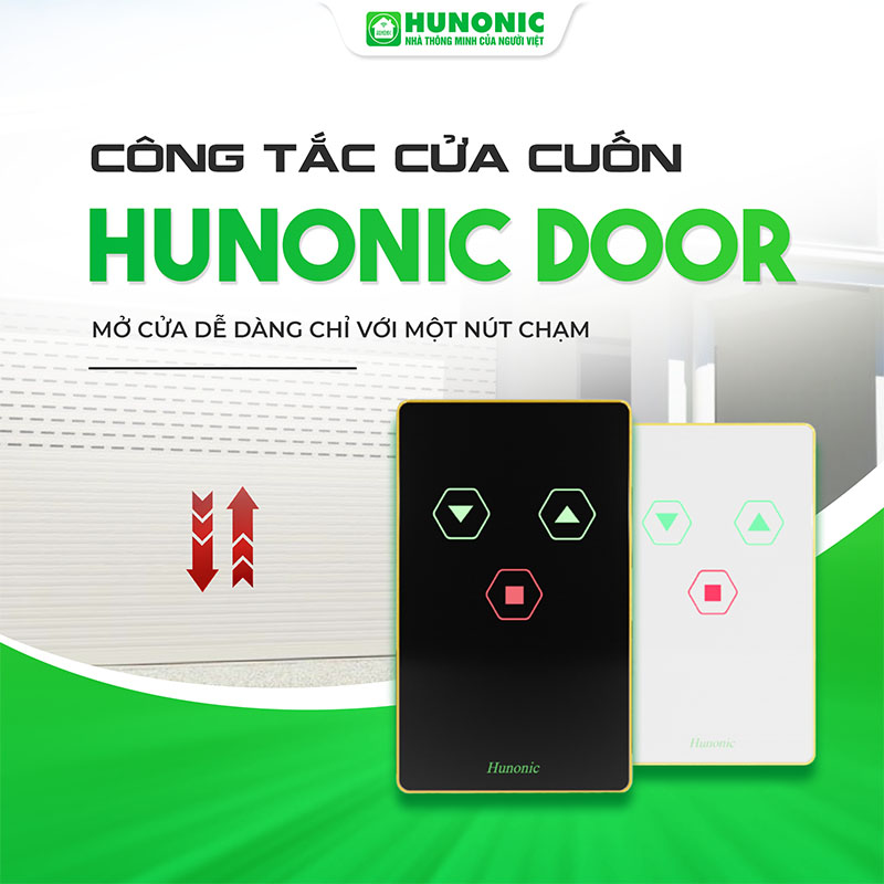 Công Tắc Cửa Cuốn Hunonic Door S – Phiên Bản Mới 2024